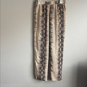 SHEIN Animal Print Trousers